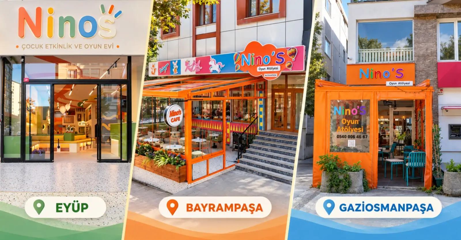 Nino's Oyun ve Gelişim Atölyesi - Eyüp, Bayrampaşa, Gaziosmanpaşa